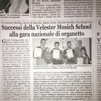 Successi alla gara nazionale di organetto